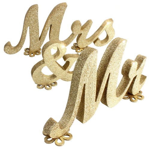 Glitter mrs wooden - mr,