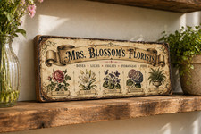 Flower art florist wooden sign - art,
