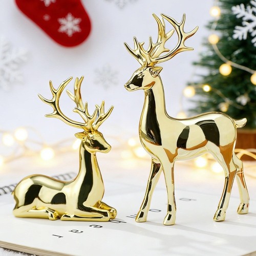 Pair deer ornament reindeer - pair,