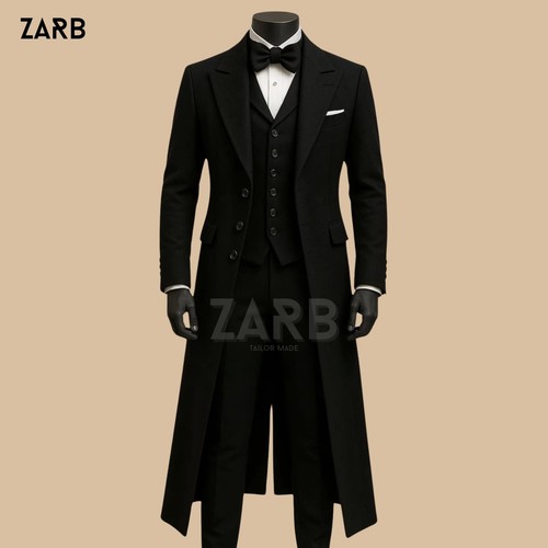 Mens black gothic victorian - gothic,