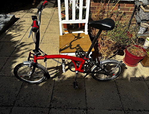 Brompton folding bike in - bike,