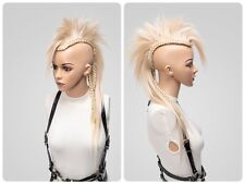 Mohawk Headpiece Wigs Blonde