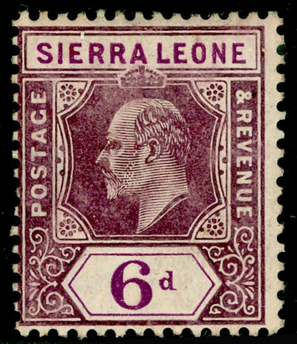Sierra leone sg107 - sierra, dull