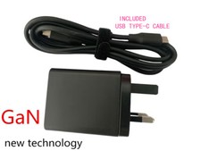 Replacement For Google Chromebook Pixel PixelBook 65W USB-C Type Adapter Charger