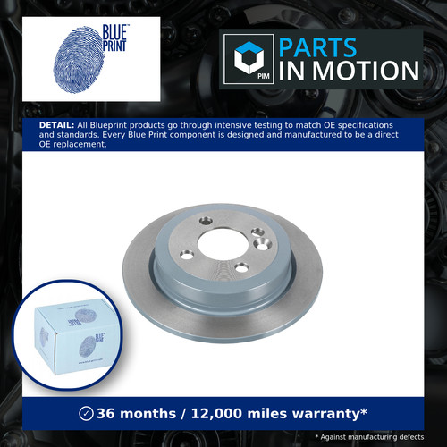 Brake discs pair solid - 2x,