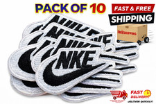 10 PC EMBROIDERED BLACK &