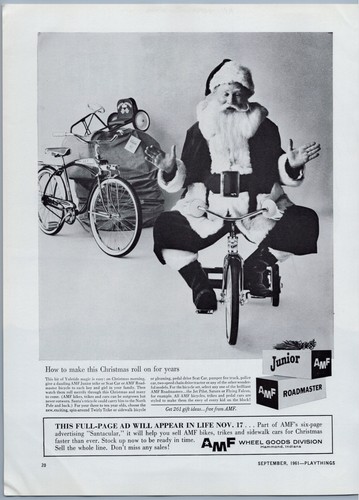 1961 amf bicycle tricycle - amf,