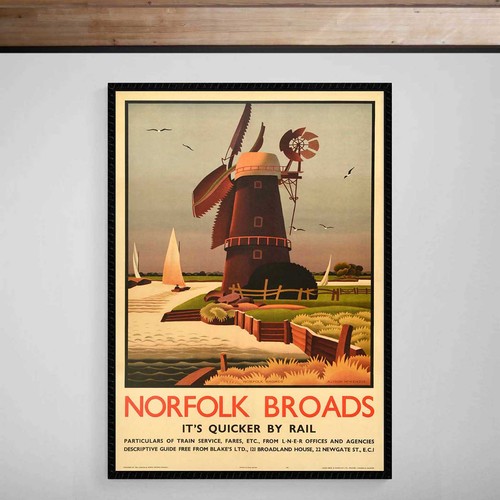 Norfolk broads quicker rail - by,