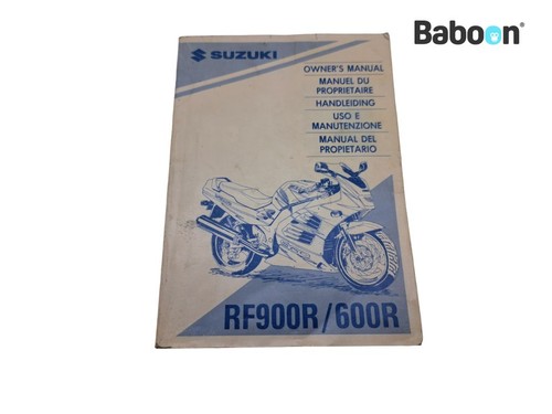 Owners manual suzuki - 900, r