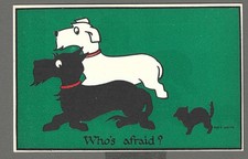 Vintage artist signed postcard 'After the Design' by May Smith. Unposted.