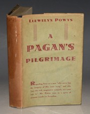 LLEWELYN POWYS  A Pagan’s Pilgrimage Dustwrapper Foreign Travel Pagan Palestine