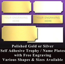 Engraved trophy plate metal - engraved, /