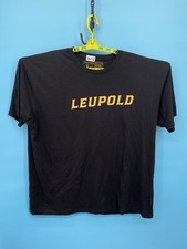 Leupold Optics Official Gear T Shirt Mens 3XL Black Rifle Scopes Military Gun