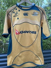 CANTERBURY MEN'S RUGBY UNION AUSTRALIA WALLABIES 2007/2009 SHIRT JERSEY SIZE M