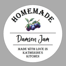 x12 Large Circular Damson Jam