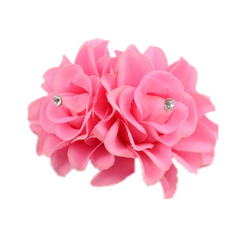 Large floral claw - floral, clips