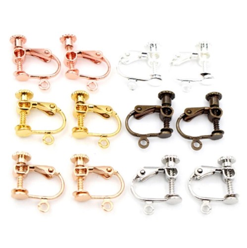 Screw leverback earrings hooks - leverback,