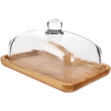 Rectangular Wooden Cow Dessert