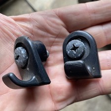 TOYOTA MR2 MK1 Pair Of Behind Seat Coat Hooks In Black . AW11