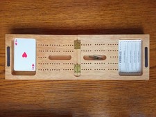 Crib Game Set, Wooden Boxed