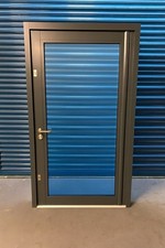 NEW ALUMINIUM SHOP FRONT ENTRANCE DOORS DIRECT FROM THE MANUFACTURER FROM £899