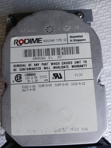 Vintage rodime ro3139ap type - rodime,