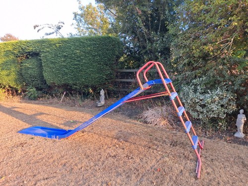 Kids outdoor garden slide