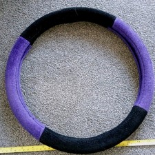 Purple/Black Material Car