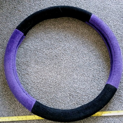 Purple black material car - purple/black,