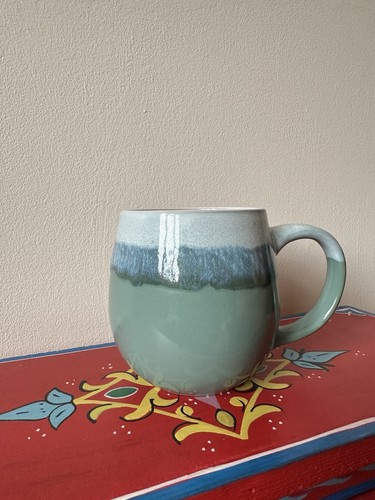 Reactive glaze stoneware - reactive, blue