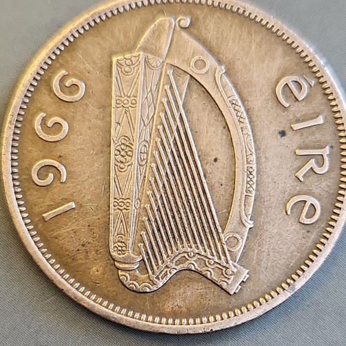 Rare 1966 irish 1d beautiful - 1d,