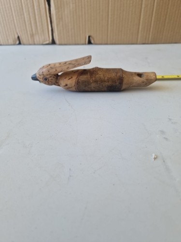 Vtg folk art hand carved - hand,