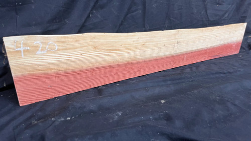 Red cedar plank board - red, l
