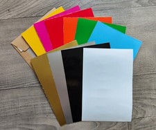 CRICUT JOY MAKER Sheets Vinyl Self Adhesive Sticker. Starter pack Scrap Craft