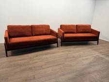 Habitat x Scion Esala Fabric 3 & 3 Seater Sofa – Brown