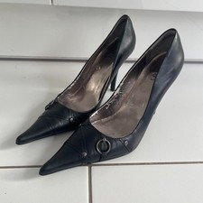 Vintage Faith heels size 6 some cracking to the material as shown
