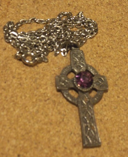 Celtic cross design pewter - ,