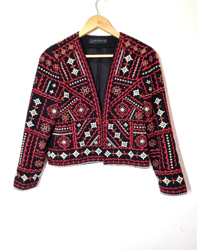 Zara embroidered jacket size - jacket,