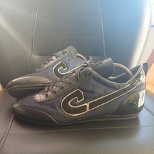 Cruyff Vincenzo Uk 9 Brilliant Blue And Black Patent Great Condition And Colours