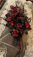 Gothic Wedding Bouquet,  Roses
