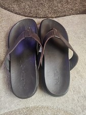 Jack Wills Brown Flip Flops UK Size 11 