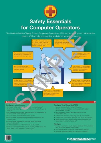 Computer safety poster dse - computer, –