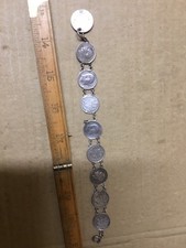 ANTIQUE SILVER COIN BRACELET