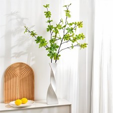 Elegant Twisted Ceramic Vase