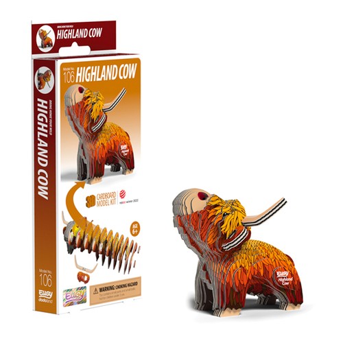 Eugy highland cow 106 - 3d, no.106