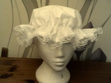 White Design Mop Cap 1 size