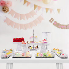 11-Piece Set Cake Stands Round Cupcake Stands,Metal For Wedding Brithday Party