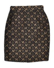 SINGH MADAN Womens Pencil Skirt UK 10 Small W25 Blue Floral HG12