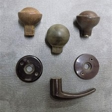 Vintage bakelite door - vintage, knobs