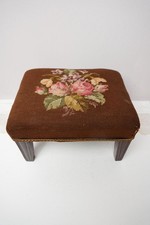 Vintage Floral Needlepoint